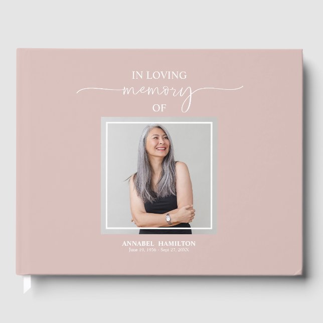 Calligraphie Photo commémoration du souvenir Livre (Recto)