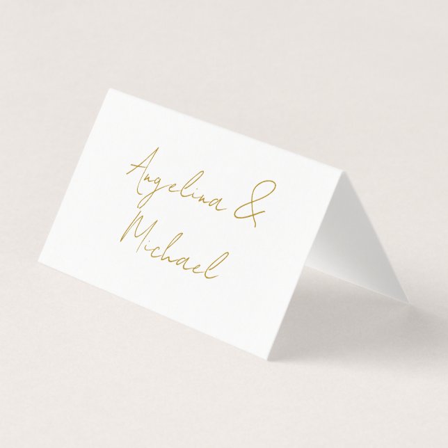 Calligraphie professionnelle Elegant or couleur (Front)