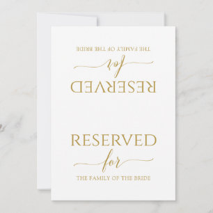 Calligraphie romantique Réservée Tente à Signes (O