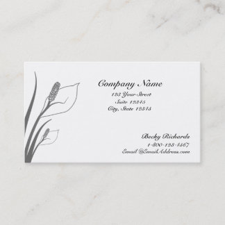 Cally Lilies Cartes de visite