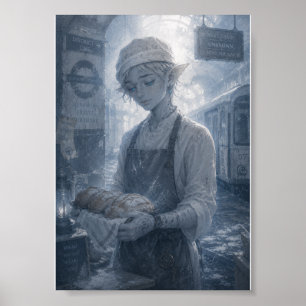 Calme / Boulanger / Affiche Métro