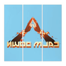 Calme-Toi ! Image miroir : typographie inverse