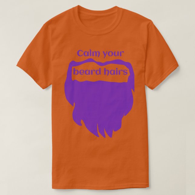 Calme ton ours Purple Classic TShirt (Design devant)