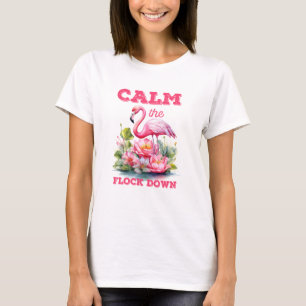 CALMER LE FLOCK DOWN Women's Basic T-Shirt