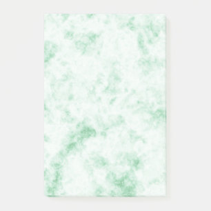 Calmer les notes post-it en marbre vert