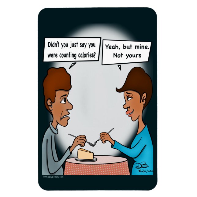 Calories Flexible Magnet (Vertical)