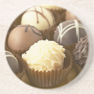 Calottes en Chocolat Dessous de Verre en Grès