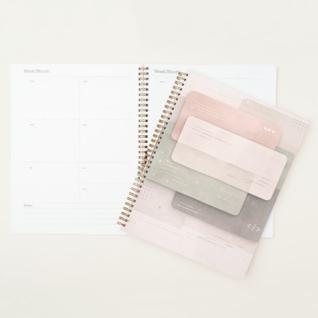 Calques pastel doux art IA  (Devant avec enveloppe)