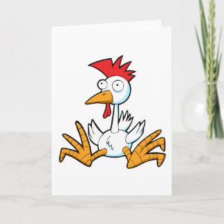 Calvin la carte de voeux géniale de poulet