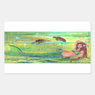 Calypso sirène avec stickers tortues de mer