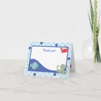 Calypso Under the Sea Folded Merci notes