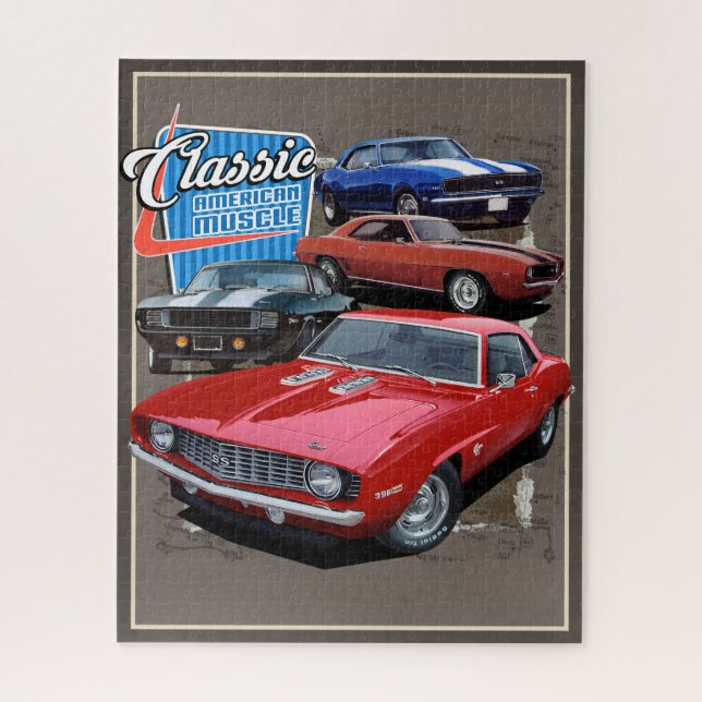 Camaro Groupe de voitures Jigsaw Puzzle (Vertical)