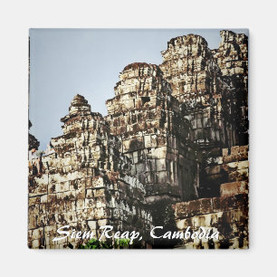 Cambodge Temple ruines Magnet