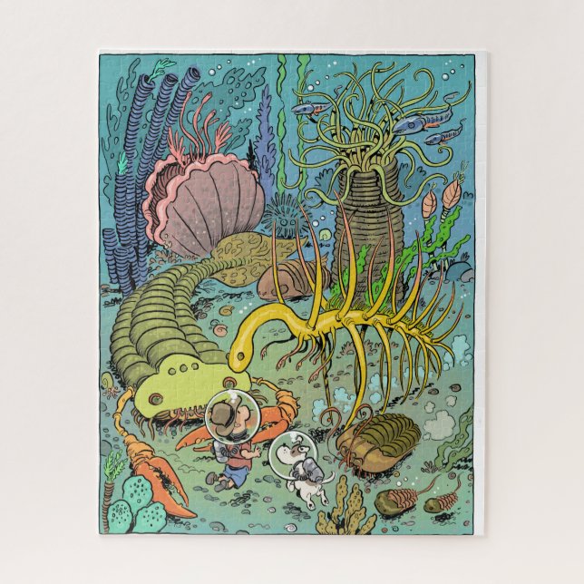 Cambrian Creatures Puzzle 520 pièce (Vertical)