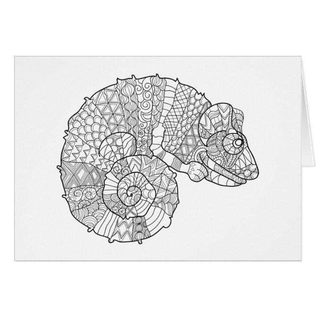 Caméléon Zendoodle (Devant horizontal)