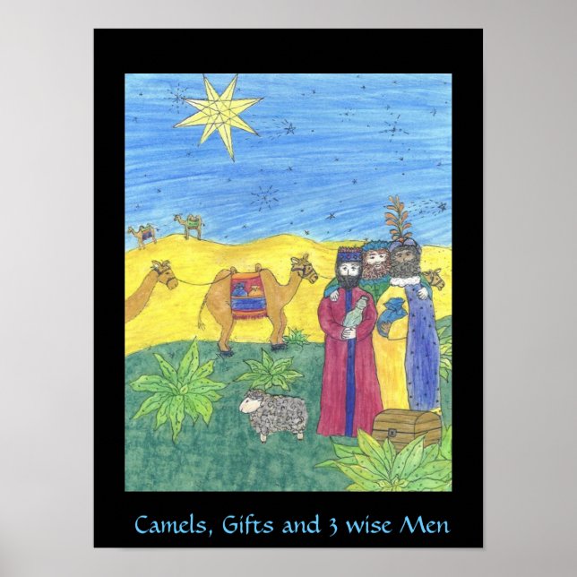 CAMELS CADEAUX ET TROIS HOMMES SAGES poster (Devant)