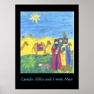 CAMELS CADEAUX ET TROIS HOMMES SAGES poster