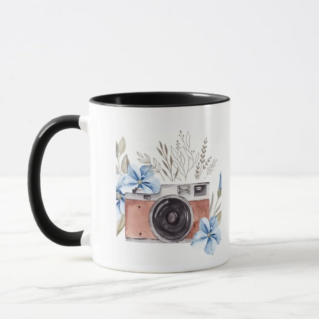 Caméra antique Conception Café Mug (Gauche)