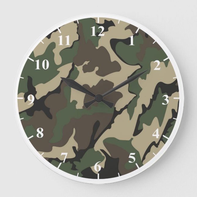 Caméra Arrondi Grand Mur Horloge (Recto)