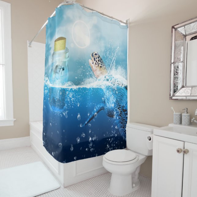 Caméra Art 1 rideau de douche (En situation)
