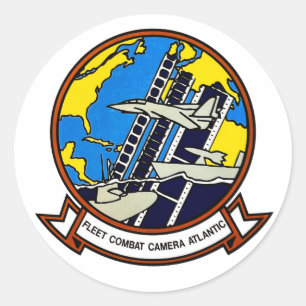 Caméra de combat de la flotte Autocollant logo Atl