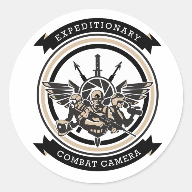 Caméra de combat expéditionnaire Autocollant Atlan (Devant)