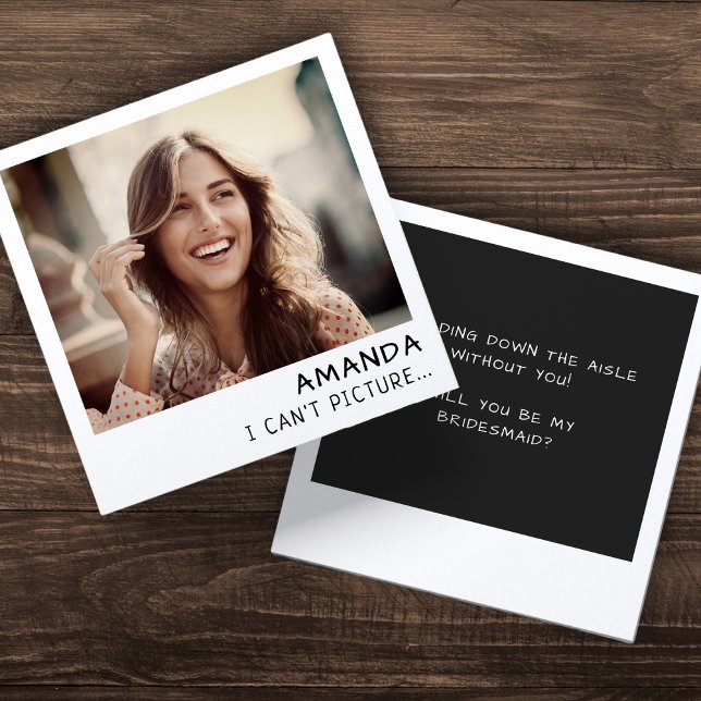 Caméra instantanée Photo Retro Bridesmaid Proposit (Instant Camera Photo Retro Bridesmaid Proposal
)