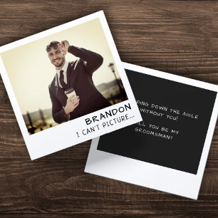 Caméra instantanée Photo Retro Groomsman Propositi