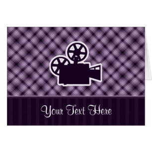Caméra vidéo violette
