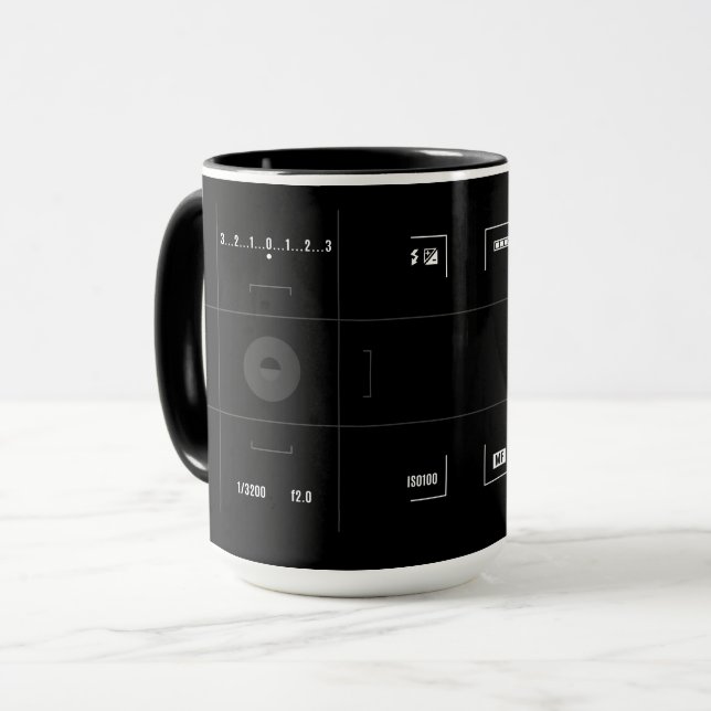Camera View Finder Café Mug (Devant gauche)