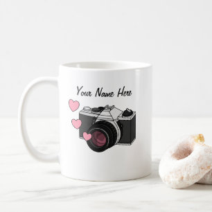 Caméra vintage Photographe Mug de mariage personna
