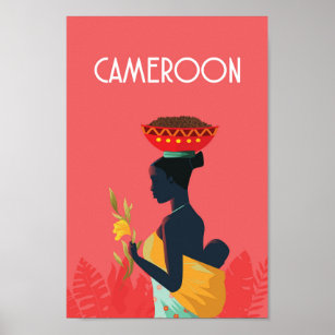 Cameroun affiche voyage Afrique