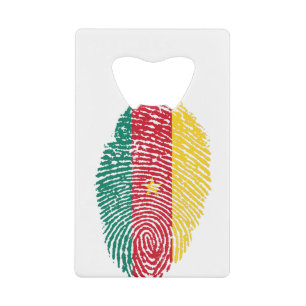 Cameroun Drapeau empreintes digitales Country Prid