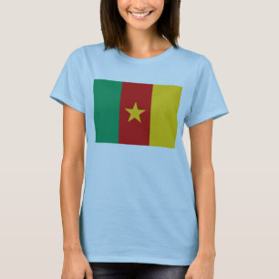 Cameroun Drapeau x Carte T-shirt