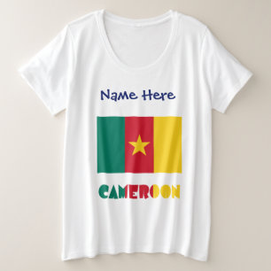 Cameroun et Drapeau Camerounais Personnalisé