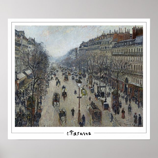 Camille Pissarro Affiche d'art Zedign #153-2 (Devant)