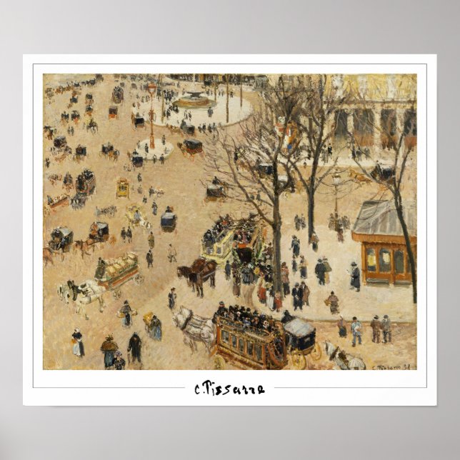 Camille Pissarro Affiche d'art Zedign #15-2 (Devant)