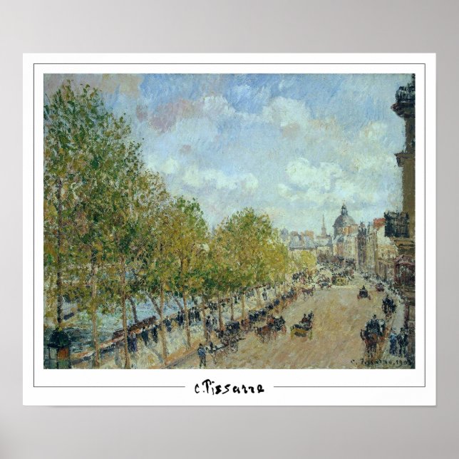 Camille Pissarro Affiche d'art Zedign #216-2 (Devant)
