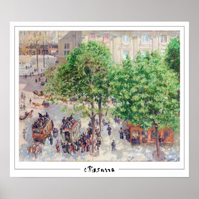 Camille Pissarro Affiche d'art Zedign #240-2 (Devant)
