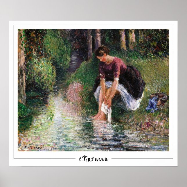 Camille Pissarro Affiche d'art Zedign #258-2 (Devant)