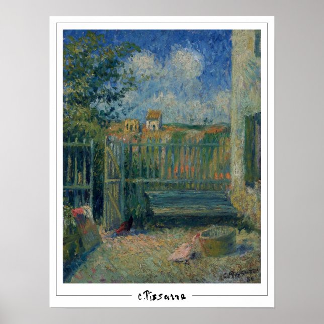 Camille Pissarro Affiche d'art Zedign #355-2 (Devant)