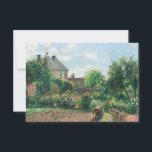Camille Pissarro Le jardin de l'artiste à Eragny<br><div class="desc">Peinture impressionniste de Pissarro - Chefs d'oeuvre classiques - Série de peinture impressionniste de Camille Pissarro - Le Jardin de l'artiste à Eragny</div>