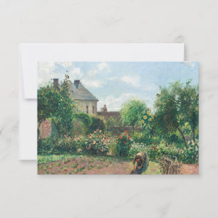 Camille Pissarro Le jardin de l'artiste à Eragny