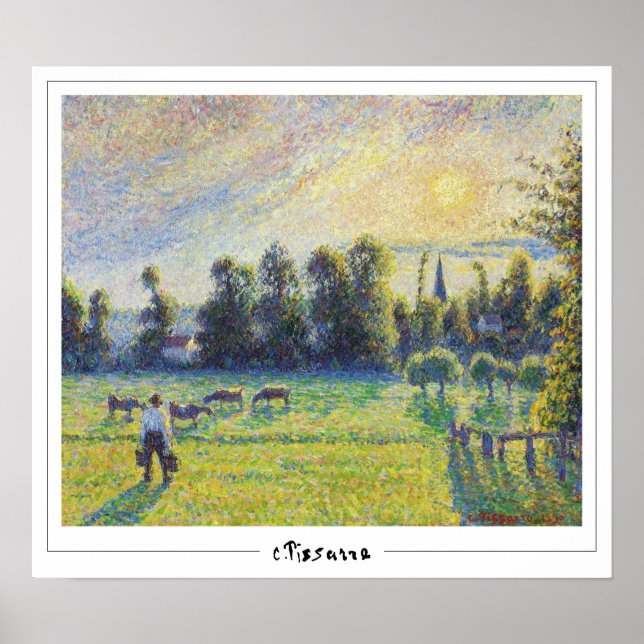 Camille Pissarro Zedign Art Poster #174-2 (Devant)