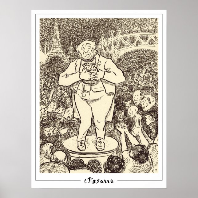 Camille Pissarro Zedign Art Poster #363-2 (Devant)