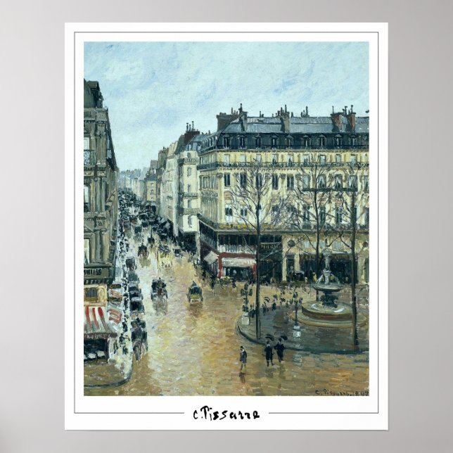 Camille Pissarro Zedign Art Poster #542 (Devant)