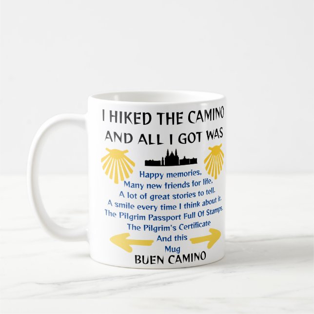 Camino de Santiago Coffee Mug (Gauche)