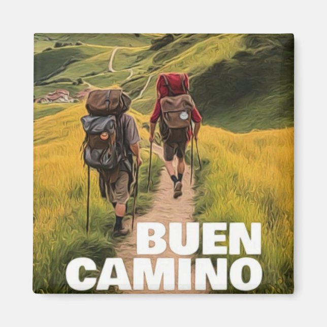 Camino de Santiago Magnet (Devant)