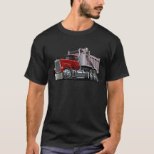 Camion à benne cool de caricatures T-Shirt