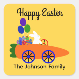 Camion Bunny Riding Carotte Voiture #3 Stickers